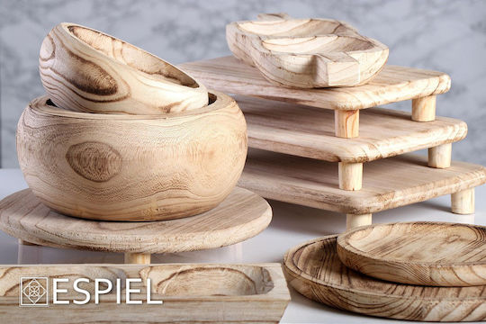 Espiel Wooden Serving Platter 33.5x23x5.5cm