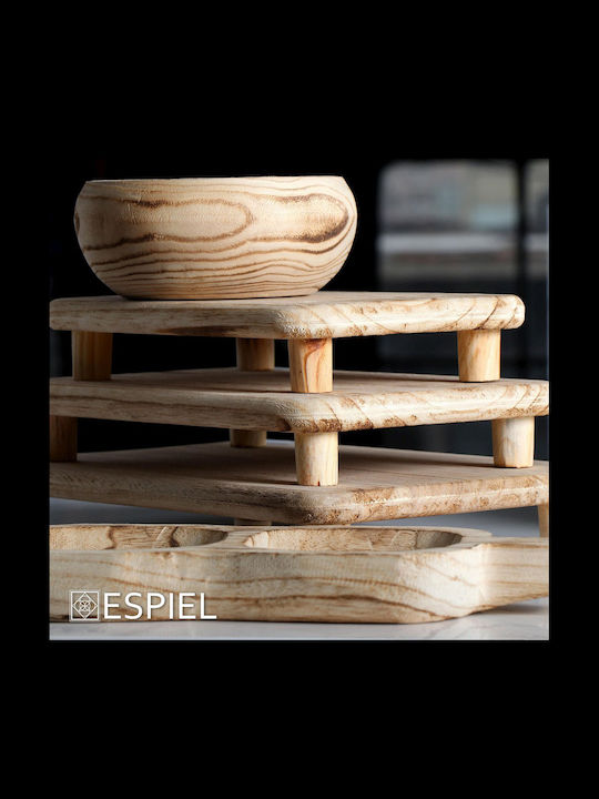 Espiel Πλατώ Σερβιρίσματος Ξύλινο 33.5x23x5.5εκ. 2τμχ