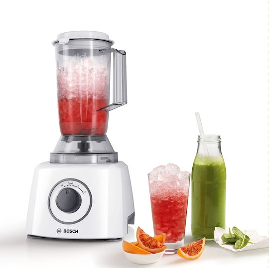 Bosch Multifunctional Food Processor 800W with Pot 2.3lt and Jug Blender White