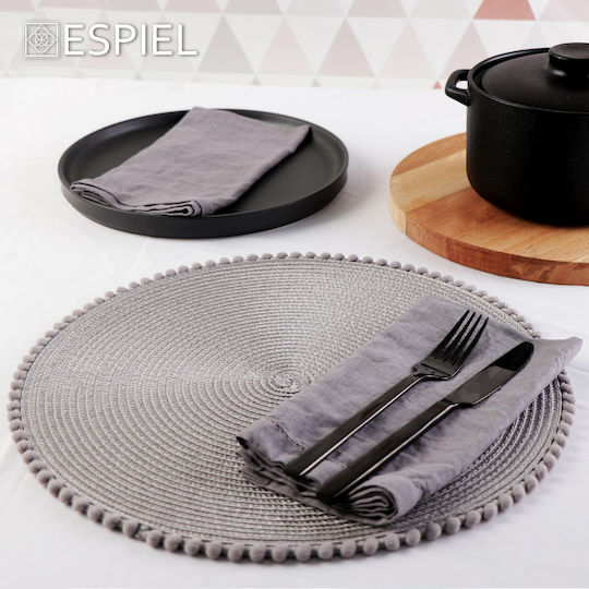 Espiel Сервираща платка Въртящ се Дърво 35x35бр 2бр