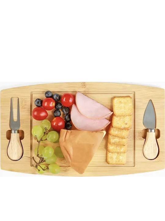 Platou de Servire pentru Brânzeturi Lemn 33x19x1.5buc 1buc