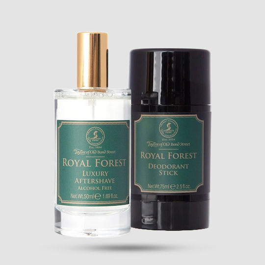 Taylor of Old Bond Street Royal Forest Skin Care Set for Moisturizing and Body Cleaning 2 Pieces
