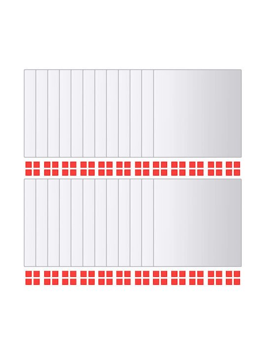 vidaXL Wall Mirror 15x15cm 24pcs