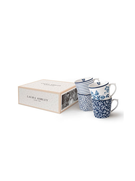Laura Ashley Mug from Porcelain White 320ml 4pcs