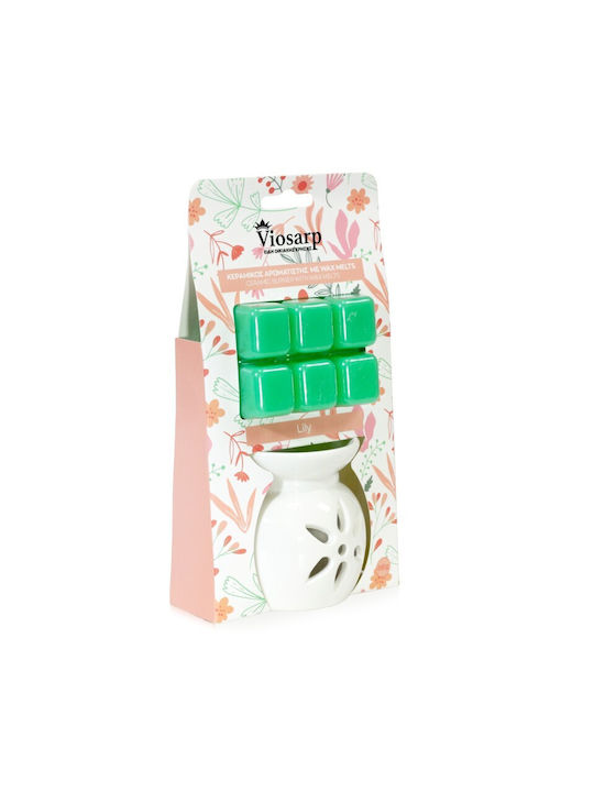 Ceramic Diffuser 7.8x6.5x7.8 Set Wax Melts 66g No976602