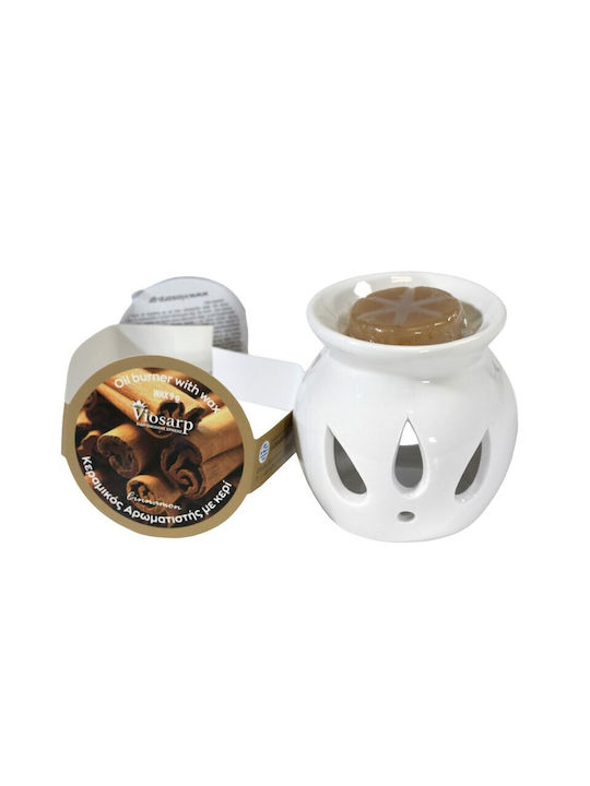 Ceramic Perfumer 7.8x6.5x7.8 Candle 9g