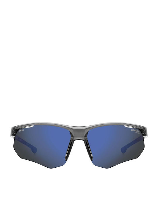 Carrera Unisex Sonnenbrillen mit Grauem Horn umrandetem Rahmen und Grauen Gläsern 044/S R6S/XT
