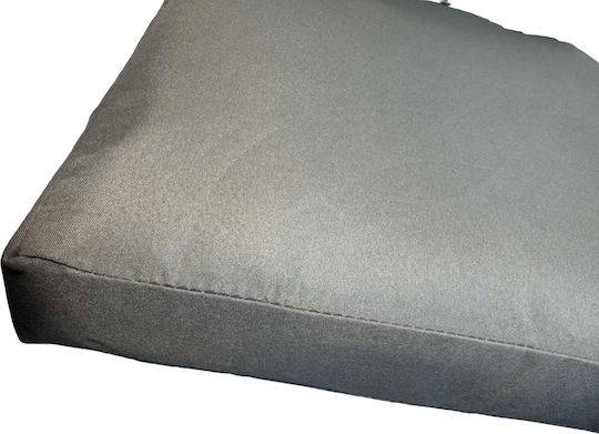 Epiplo-Fos Waterproof Garden Chair Cushion Gray 51x115cm