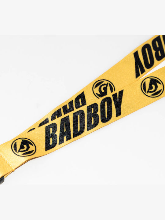 Keychain Neck Strap Bad Boy Logo Safebreak 50 Cm Yellow