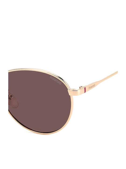 Polaroid G S X S9ekl Feminini Ochelari de soare cu Rose Gold Cadru și Roz Lentilă PLD4171/G S9E/KL