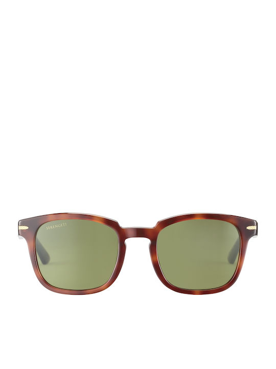 Serengeti Ethan Unisex Γυαλιά Ηλίου με Καφέ Ταρταρούγα Κοκκάλινο Σκελετό και Καφέ Φακό SS575006