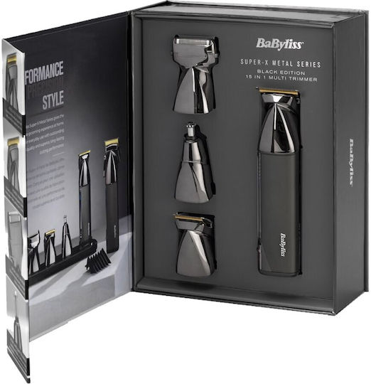 Babyliss Performance Precision Style Super-X Professionell Wiederaufladbar Haarschneidemaschine Schwarz 214644
