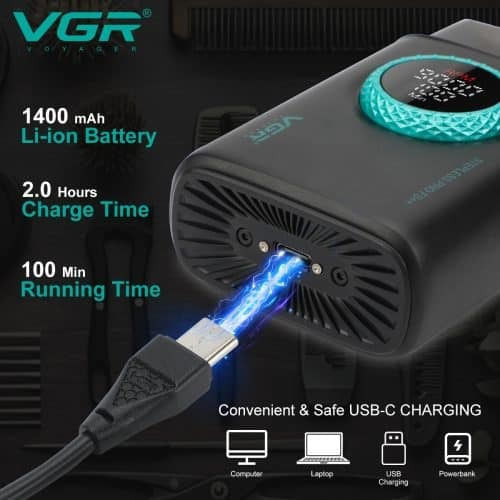 VGR V-378 Electric Shaver Face Rechargeable