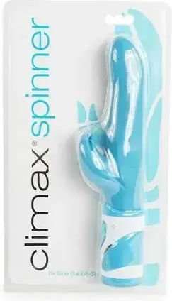 Vibrator Topco 701711 10-348 Kaninchen Stil 6 Funktionen Rotierende Spitze 11,4 x 3,5 cm Blau