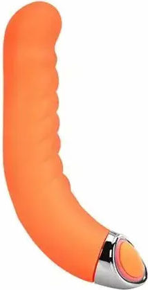 Purrfect Силиконов G-Spot Вибратор 601367 10-240 7 Режима На Вибрация 3 Нива На Интензивност 16.5 См Оранжев