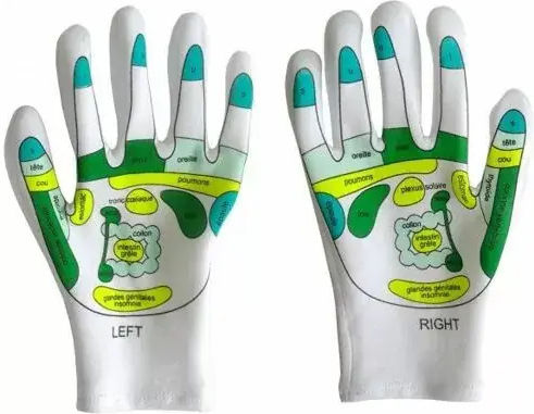 Zen Arome Glove Massage for the Body White