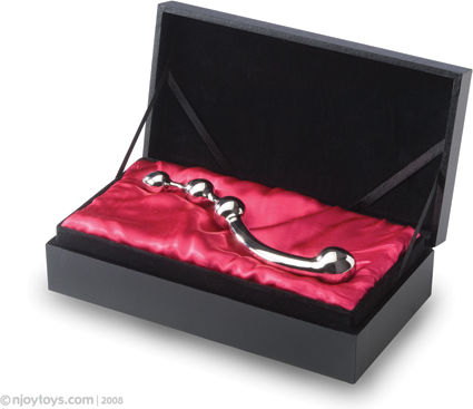 njoy Prostate Massager Πρωκτικό Dildo Silver