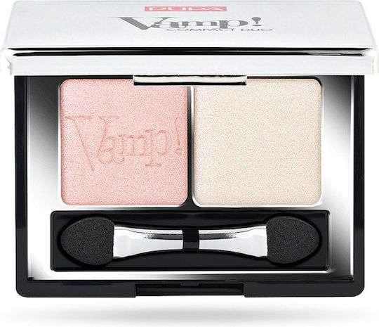 Pupa Vamp! Compact Duo Διπλή Σκιά Ματιών σε Στερεή Μορφή