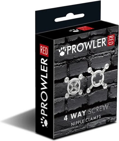 Prowler Red Nipple Clamps in Red Color