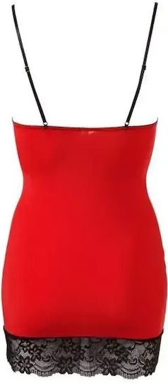 Sexy Nightgown Cottelli Collection 249411 10-249 Leopard Print Red M
