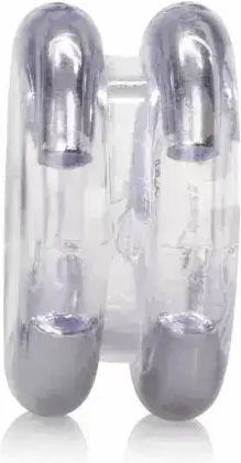 Penisring California Exotic 058386 10-246 Support Plus Doppelter Ring Doppelter Unterstützung 4,5 cm Transparent