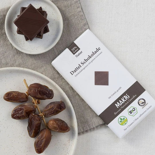 Makri Био Шоколад Хурма Натурален 59% 85g 18288