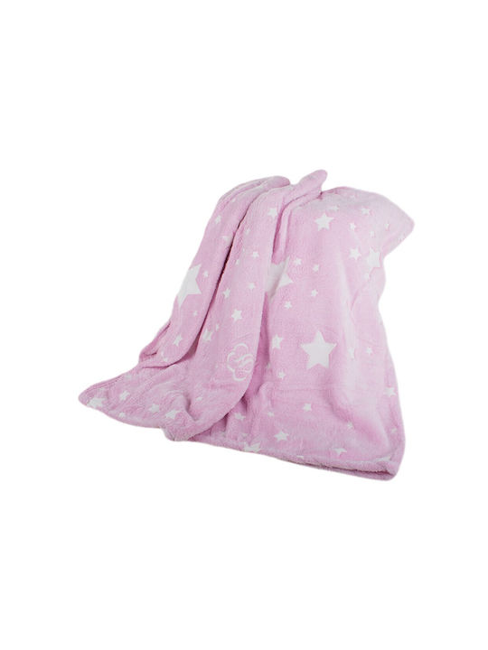 Verk Group Κουβέρτα Fleece με Μανίκια 190x170εκ. Ροζ