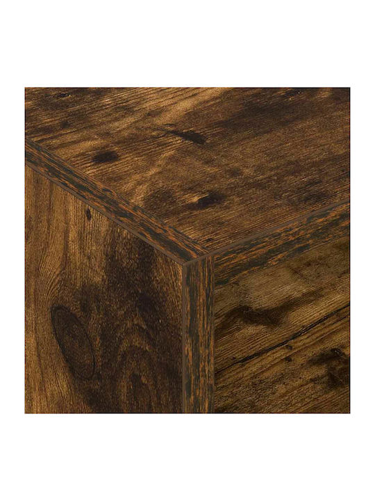 Wand Nischenschrank für Wohnzimmer aus Spanplatte Rauchdunkle Eiche 78.5x35x45cm