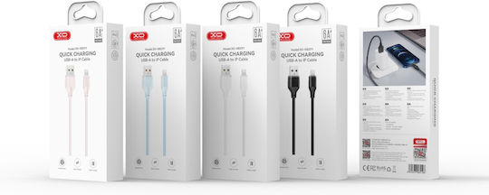 XO Regular USB-A la Cablu Lightning 18W Albastru 1m