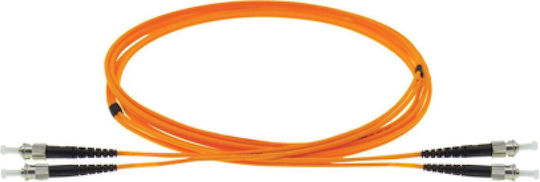 Fiber Optic Cable ST-ST 3m Orange 1pcs