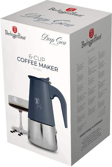 Berlinger Haus Μπρίκι Espresso 6cups Inox Ασημί