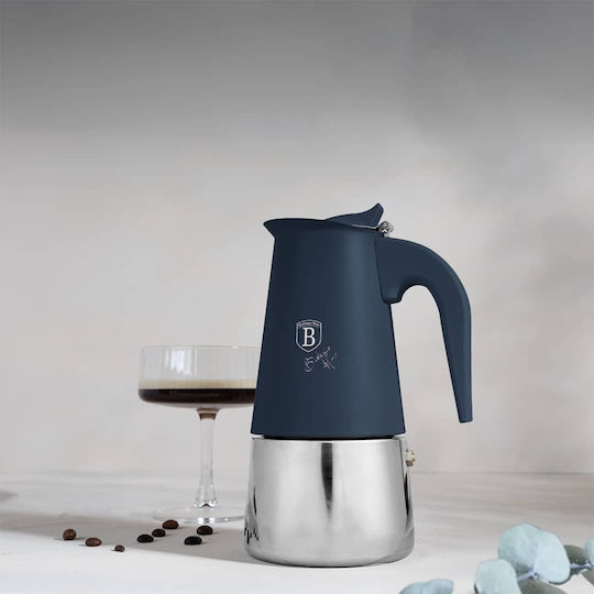 Berlinger Haus Μπρίκι Espresso 6cups Inox Ασημί