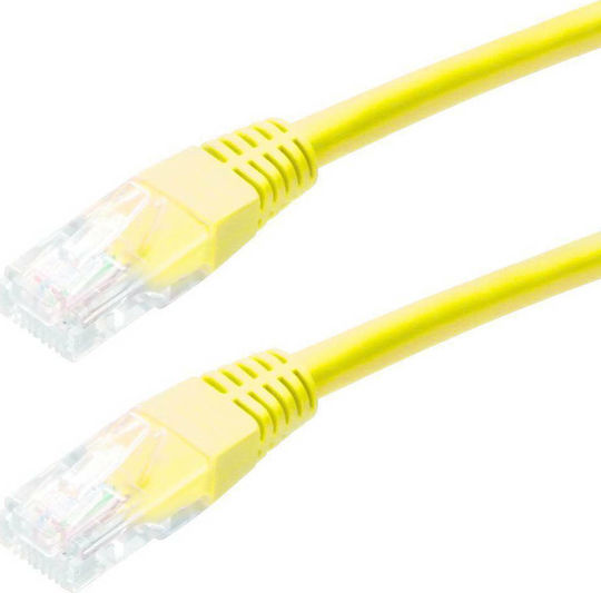 U/UTP Cat.5e Ethernet Network Cable 3m Yellow 5 Pieces