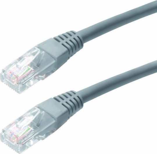 U/UTP Cat.5e Ethernet Network Cable 5m Gray 5 Pieces