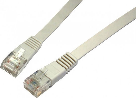 U/UTP Cat.5e Ethernet Network Cable 5m Gray 5 Pieces