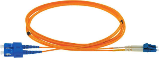 Fiber Optic Cable 2m Orange 2pcs