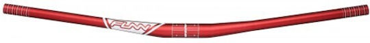 Кормило Funn Kingpin 31.8mm Повдигане 30mm X 785mm X 8° Назад X 5.5° Нагоре Червено
