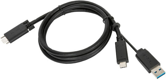 Targus USB 3.0 Kabel USB-C männlich - USB-C Power Delivery (PD) Schwarz 1,8 m ACC1122GLX
