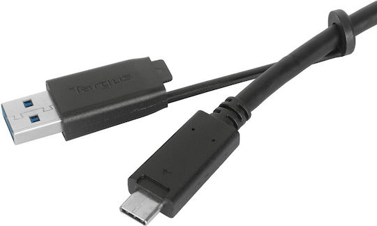 Targus USB 3.0 Kabel USB-C männlich - USB-C Power Delivery (PD) Schwarz 1,8 m ACC1122GLX