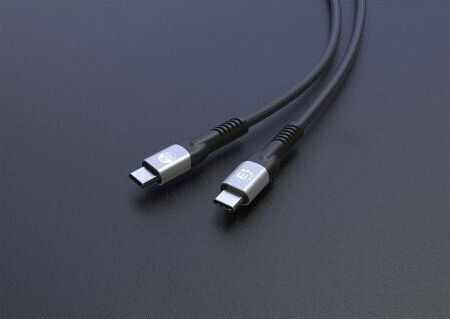 Manhattan USB 2.0 Kabel USB-C männlich - USB-C 240W Schwarz 1m (356374)