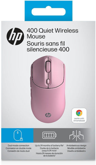 HP 400 Quiet Ενσύρματο Ποντίκι Ροζ