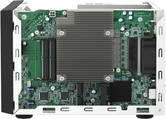 QNap NAS Turm mit 8 Steckplätzen für HDD/M.2/SSD und 2 Ethernet-Anschlüsse (TVS-h874X-i9-64G)