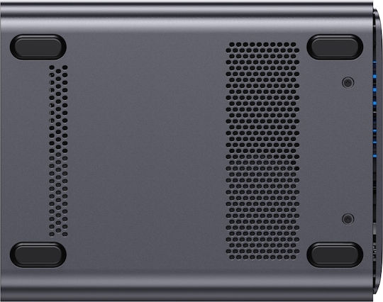 Minisforum NAS Tower With 5 Slots for HDD M.2 SSD and 2 Ethernet Ports