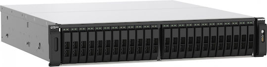QNap TS-h2490FU-7302P-128G NAS Rack με 24 θέσεις για SSD και 2 θύρες Ethernet