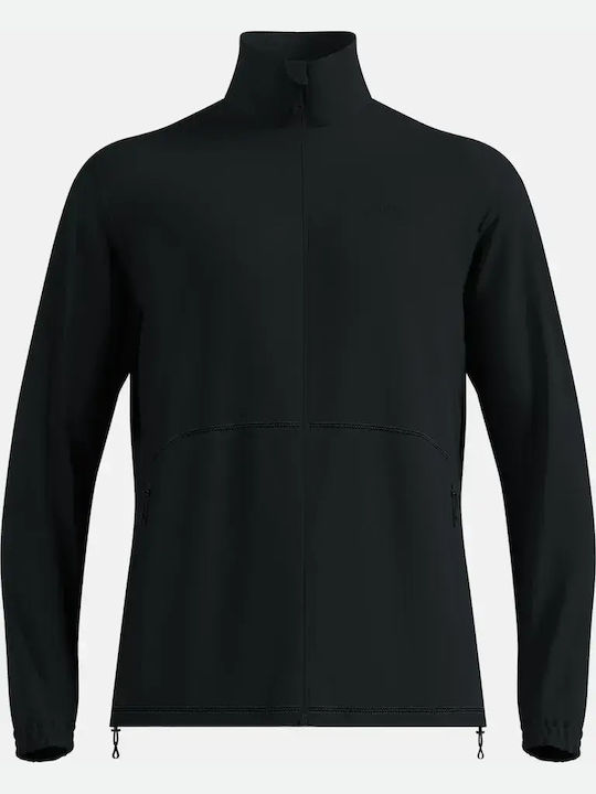 Essentials Herren Fleecejacke Schwarz