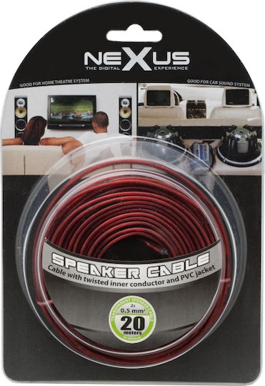 Speaker Cable 2x0.5mm² 20m