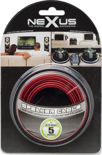 Speaker Cable 2x0.5mm² 5m