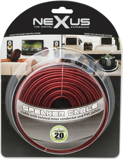 Speaker Cable 2x1.00mm² 20m