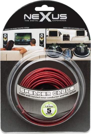 Speaker Cable 2x1.00mm² 5m