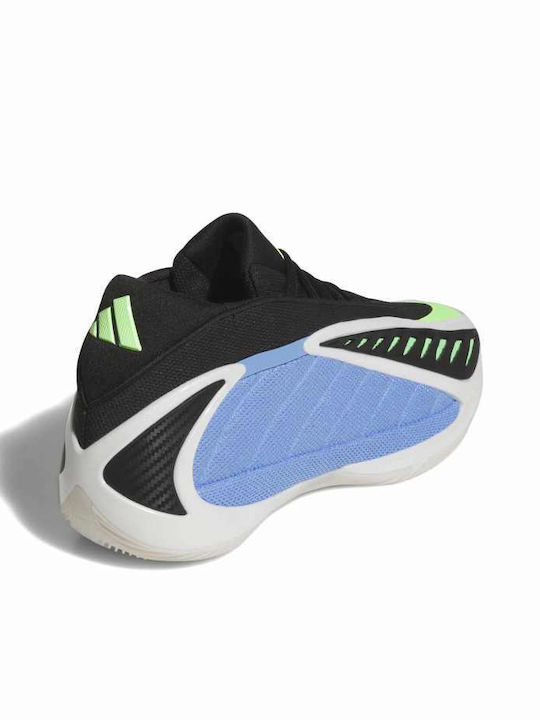 Anthony Edwards 2 "Blue Fusion" Ψηλά Μπασκετικά Παπούτσια Blue Fusion / Zero Metallic / Lime Burst